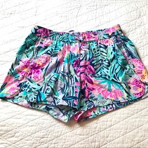 Lilly Pulitzer Nylon floral run around shorts
